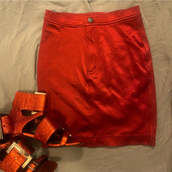 Red Disco Skirt from American Apparel— Rare Vintage! - Picture 1 of 12